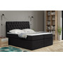 Posteľ 58 BISSAU 120x200 cm Čierna
