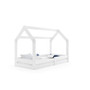 Detská posteľ DOMEK I bez úložného priestoru 80x160 cm - biela