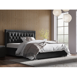 Posteľ DECLAN 20 STANDARD 180x200 cm - strieborné nohy