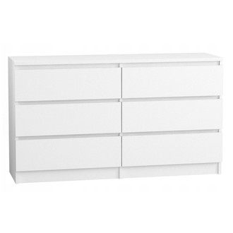 Komoda 140/6 cm - biela