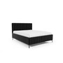 Posteľ MACKENZIE 24 STANDARD 120x200 cm - čierne nohy Čierna
