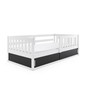 Detská posteľ SMART 80x160 cm Biela/čierna - galéria #3