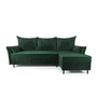 Rozkladacia rohová sedacia súprava GREM Ľavá Zelená