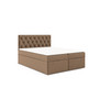 Posteľ 56 VIRGINIE 140x200 cm Hnedá