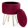 Taburet LILI - červená - galéria #1