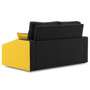 Rozkladacia pohovka HEWLET PLUS color Čierna + žltá - galéria #7