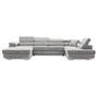 Rohová rozkladacia sedacia súprava RIGATTO II PRO 2 Ľavá Svetlosivá - galéria #2
