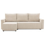 Rohová rozkladacia sedacia súprava LUCCA model 2 Béžová