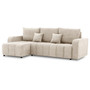 Rohová rozkladacia sedacia súprava Modena II Béžová - galéria #3