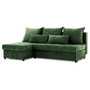 Rohová rozkladacia sedacia súprava VENEZIA model 2 Zelená - galéria #2
