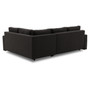 Rohová rozkladacia sedacia súprava GRANDE PLUS - color mikro Pravá Čierna - galéria #2