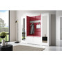 Predsieňová stena AMI 31 So zrkadlom Biela Červená