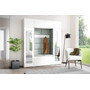 Predsieňová stena AMI 32 So zrkadlom Biela Mätová