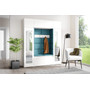 Predsieňová stena AMI 32 So zrkadlom Biela Azúrová