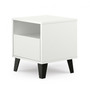 Nočný stolík Scandi 1S - biela - galéria #1