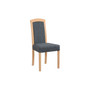 Jedálenská stolička ROMA 7 Čierna Tkanina 4B