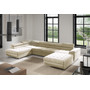 Rohová rozkladacia sedacia súprava U 275 BONY Ľavá Krémová
