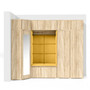 Predsieňová stena AMI 39 Žltá Dub sonoma