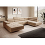 Rohová rozkladacia sedacia súprava U 273 SID Pravá Béžová I