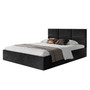 Čalúnená posteľ PORTO rozmer 140x200 cm Čierna - galéria #1