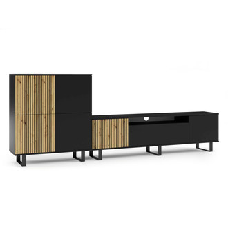 Zostava Ross - komoda 4D + televízny stolík RTV
