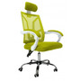Kancelárska stolička SCORPIO - biela / zelená - galéria #2