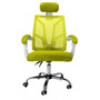 Kancelárska stolička SCORPIO - biela / zelená - galéria #1