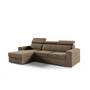 Rohová rozkladacia sedacia súprava ADELA Hnedá Ľavá