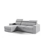 Rohová rozkladacia sedacia súprava ADELA Svetlo sivá I Ľavá