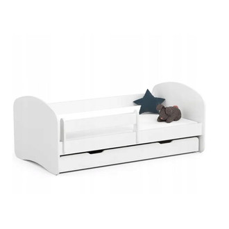 Detská posteľ SMILE 180x90 cm - biela