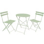 Balkónová zostava Orion, stôl + 2 stoličky, zelená - galéria #1