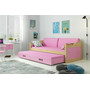 Detská pohovka David s výsuvným lôžkom 90x190 cm - borovica Ružová