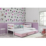 Detská posteľ s výsuvnou posteľou ERYK 190x80 cm Sivá  Ružová - galéria #1