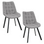 Set 2 ks jedálenských stoličiek SJ.22, sivá