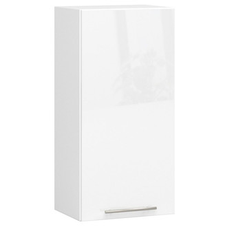 Kuchynská skrinka OLIVIA W40 H720 - biela/biely lesk