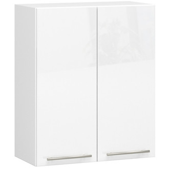 Kuchynská skrinka OLIVIA W60 H720 - biela/biely lesk