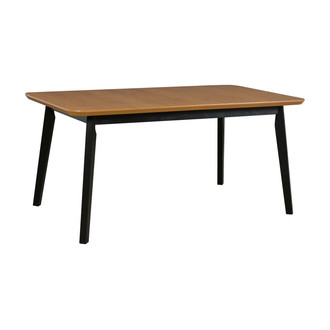 Rozkladací jedálenský stôl OSLO 8 - dub prírodný/čierne nohy