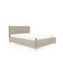 Posteľ PK 31 140x200 cm - zlaté nohy Béžová