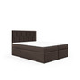 Posteľ 76 120x200 cm s úložným priestorom Hnedá