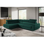 Rozkladacia rohová sedacia súprava HORIZONTE Ľavá Zelená