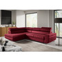 Rozkladacia rohová sedacia súprava HORIZONTE Ľavá Červená