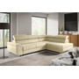Rozkladacia rohová sedacia súprava HORIZONTE Pravá Krémová