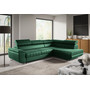 Rozkladacia rohová sedacia súprava HORIZONTE Pravá Zelená I