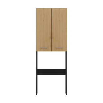 Skrinka na práčku POLA DD - antracit/dub artisan