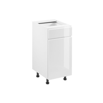 Kuchynská skrinka ASPEN D40S1-P/L-biela/biela