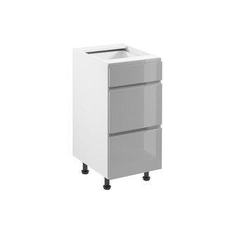 Kuchynská skrinka ASPEN II D40S3 -biela/sivá