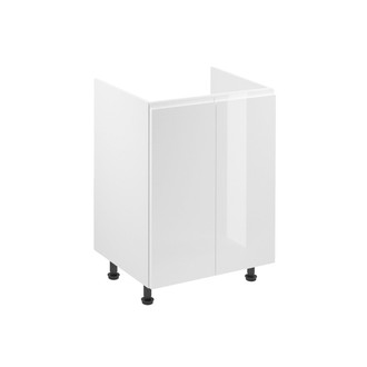 Kuchynská skrinka ASPEN D60Z-P/L - biela/biela