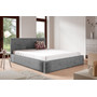 Čalúnená posteľ 37 180x200 cm Sivá I - galéria #1