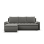 Rohová rozkladacia sedacia súprava TOKIO VI Pro Ľavá Sivá