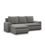 Rohová rozkladacia sedacia súprava TOKIO VI Pro Ľavá Sivá - galéria #1